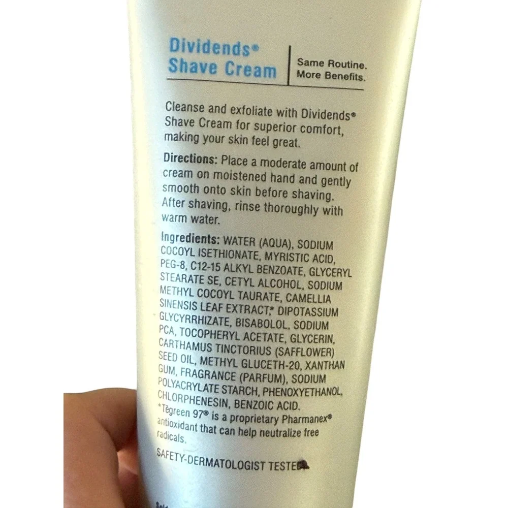 Nu Skin For‎ Men Dividends Shave Cream 7 Oz 200g Cleansing Exfoliating Sealed